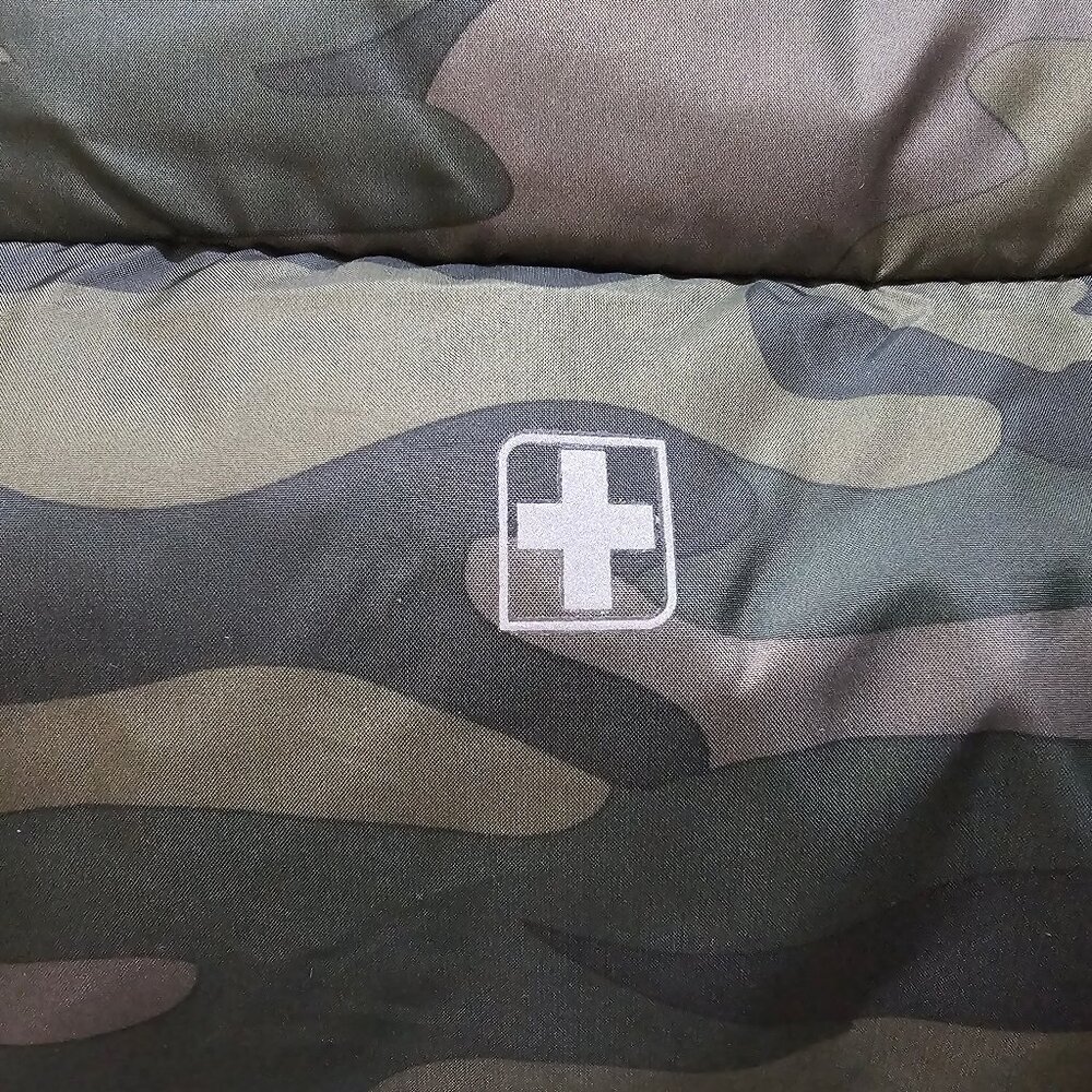 Swiss Tech Mens Puffer Vest Performance Gear Size L, XL, 2XL Green Camo Full Zip - Picture 8 of 9